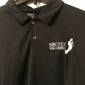 Nike golf polo bare food wine and bubbly XL